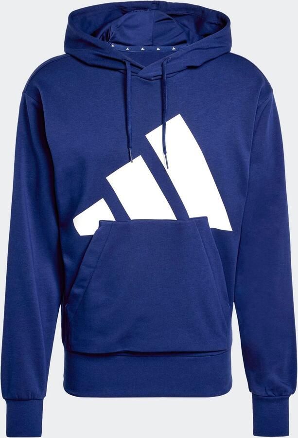 Adidas Blauwe hoodie Essentials Big Logo White Heren - Foto 5