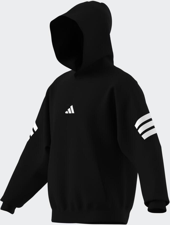Adidas Future Icons 3-Stripes Hoodie Zwart- Heren Zwart - Foto 3