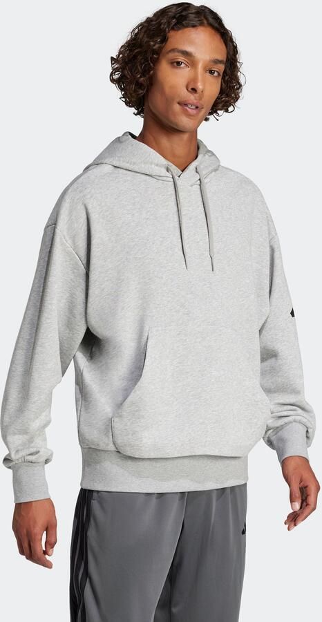 Adidas Essentials Loose-Fit 3 Bar Logo French Terry Hoodie - Foto 9