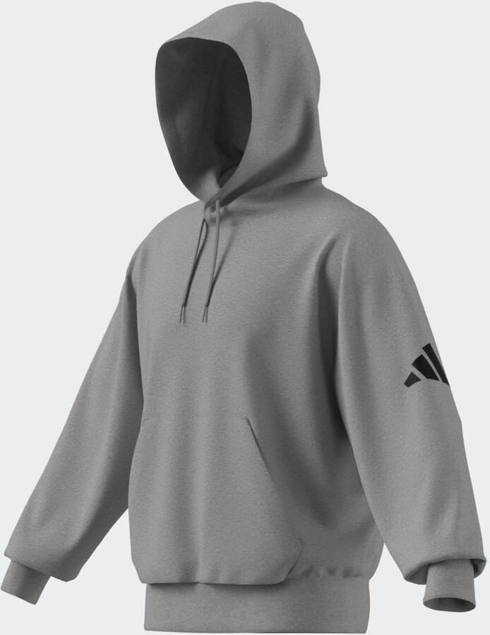 Adidas Essentials Loose-Fit 3 Bar Logo French Terry Hoodie - Foto 3