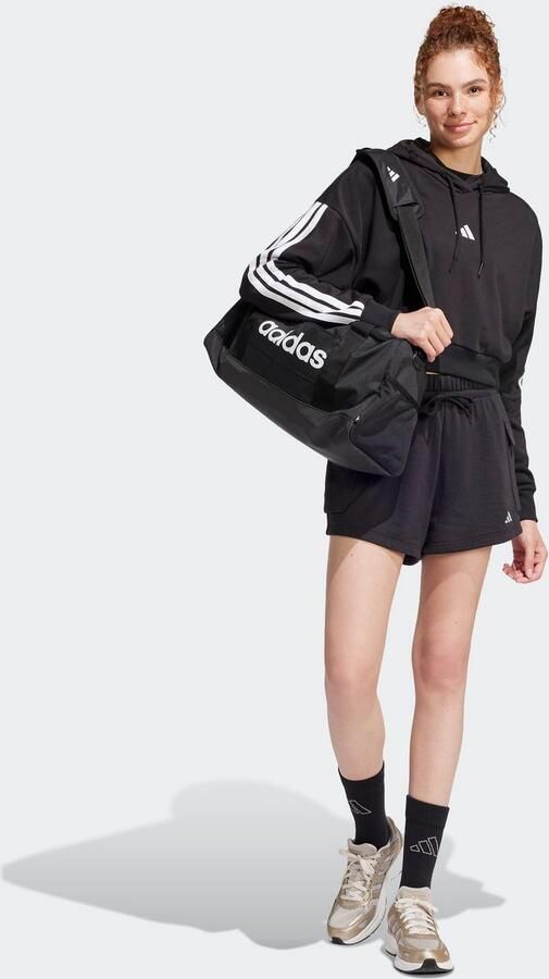 Adidas Zwarte Sweater Essentials 3-Stripes French Terry Black Dames - Foto 6