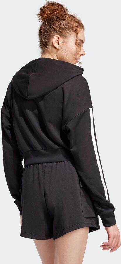 Adidas Zwarte Sweater Essentials 3-Stripes French Terry Black Dames - Foto 9