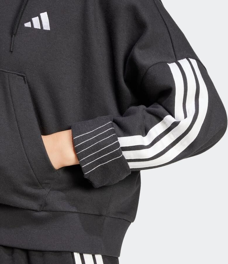 Adidas Zwarte half-zip Essentials 3-Stripes trui Black Dames - Foto 8