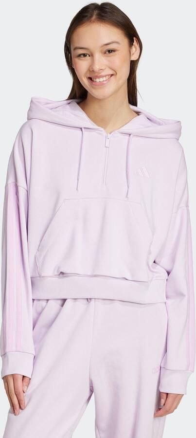 Adidas Sportswear Hoodie W 3S FT QZ HD - Foto 6