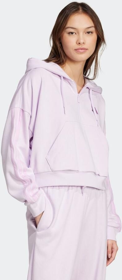 Adidas Sportswear Hoodie W 3S FT QZ HD - Foto 5