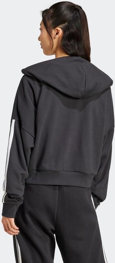 Adidas Zwarte half-zip Essentials 3-Stripes trui Black Dames - Foto 6