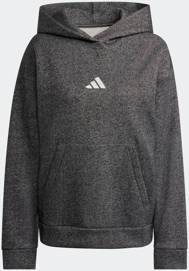 Adidas Sweater ALL SZN Holiday Glitter Fleece Loose Hoodie - Foto 5