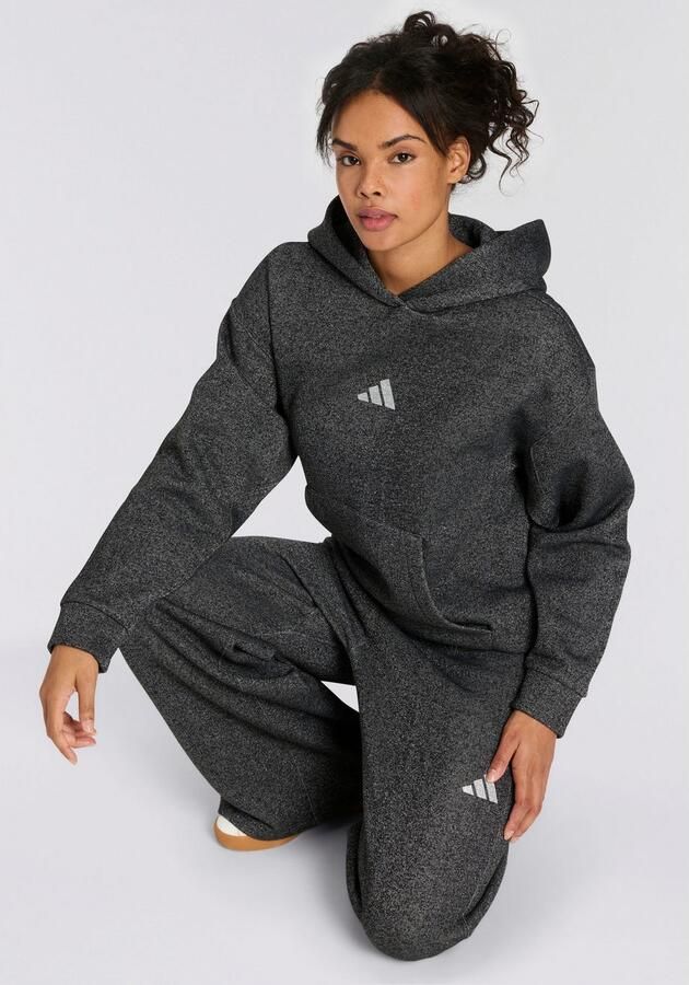 Adidas Sweater ALL SZN Holiday Glitter Fleece Loose Hoodie - Foto 4