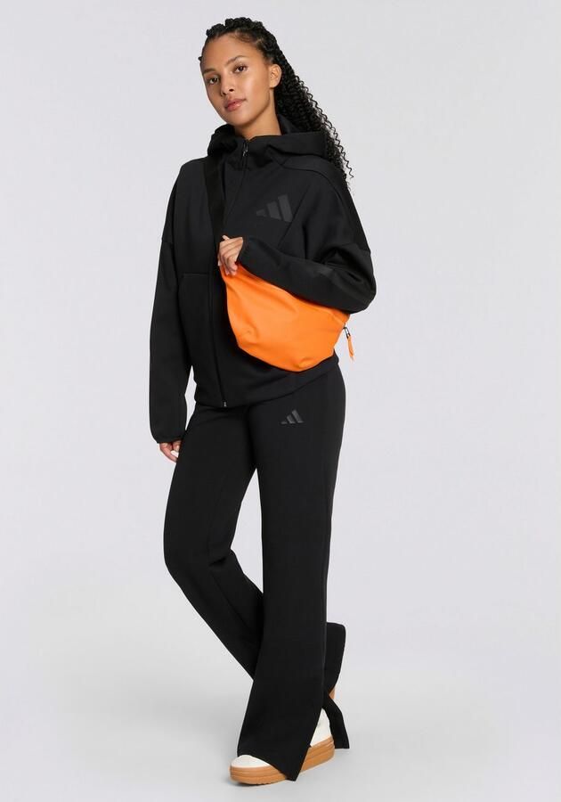 Adidas Z.N.E. Full Zip Hoodie Zwart- Dames Zwart - Foto 12
