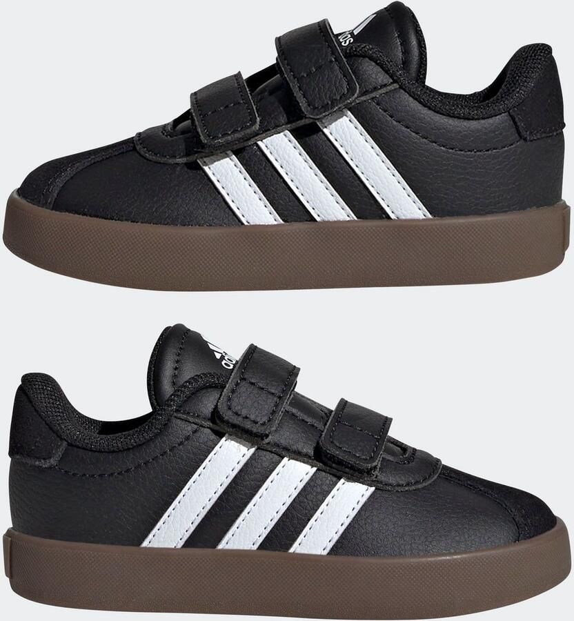 Adidas Sportswear Klittenbandschoenen VL COURT 3.0 KIDS geïnspireerd door het ontwerp van de adidas samba - Foto 3