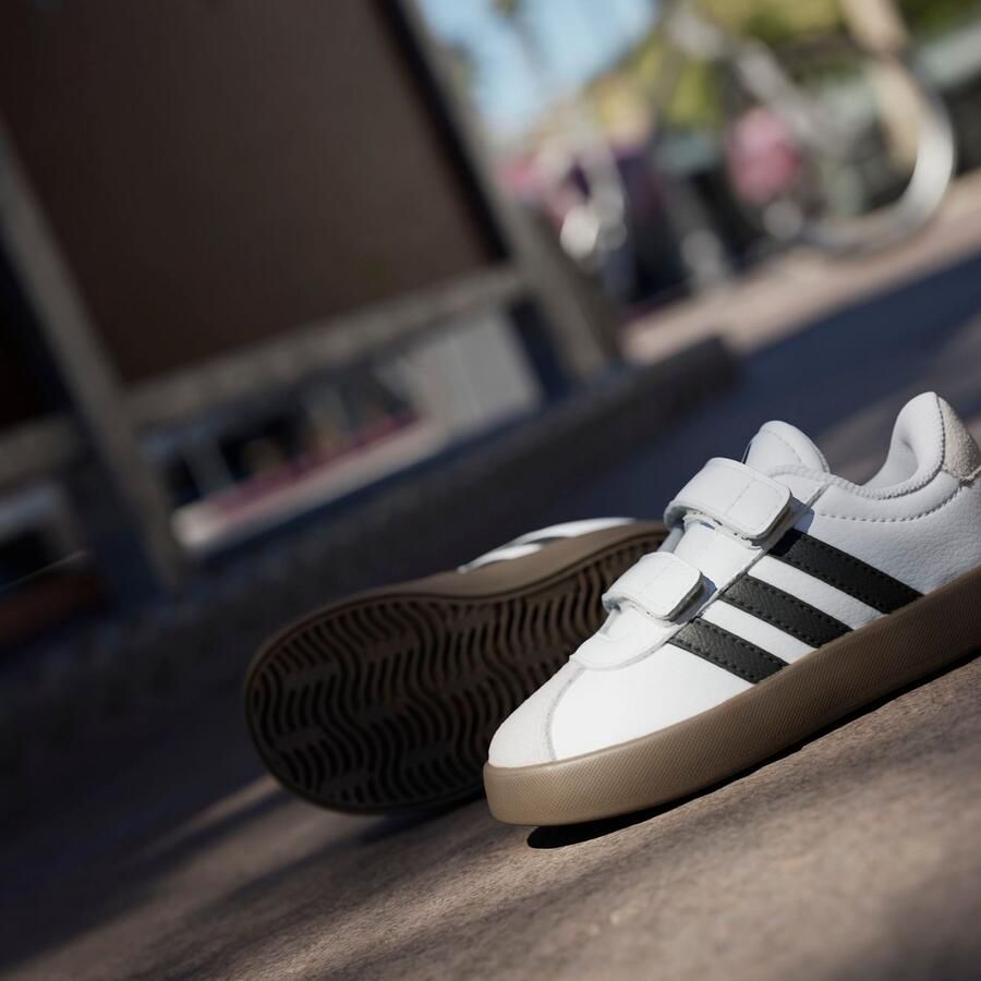 Adidas Sportswear Klittenbandschoenen VL COURT 3.0 KIDS geïnspireerd door het ontwerp van de adidas samba - Foto 4