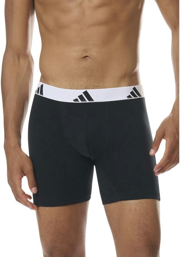 Adidas Sportswear Lange boxershort Active Flex Cotton elastisch logoband sportieve look zonder opening (Set van 3) - Foto 2