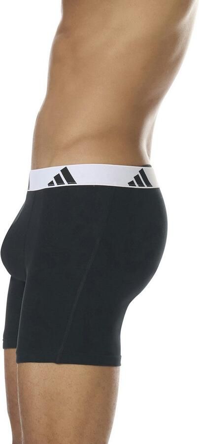 Adidas Sportswear Lange boxershort Active Flex Cotton elastisch logoband sportieve look zonder opening (Set van 3) - Foto 5