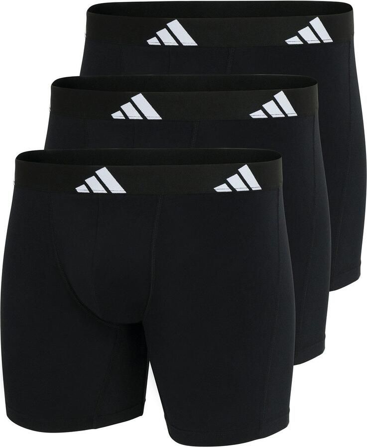 Adidas Sportswear Lange boxershort Active Flex Cotton elastisch logoband sportieve look zonder opening (Set van 3) - Foto 6