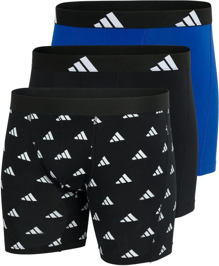 Adidas Sportswear Lange boxershort Active Flex Cotton elastisch logoband sportieve look zonder opening (Set van 3) - Foto 6