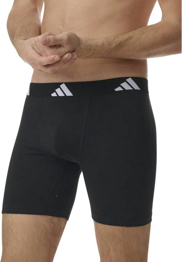 Adidas Sportswear Lange boxershort Active Flex Cotton elastisch logoband sportieve look zonder opening (Set van 3) - Foto 2