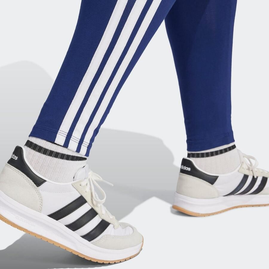 Adidas Essentials 3-Stripes Katoenen Legging (Grote Maat)