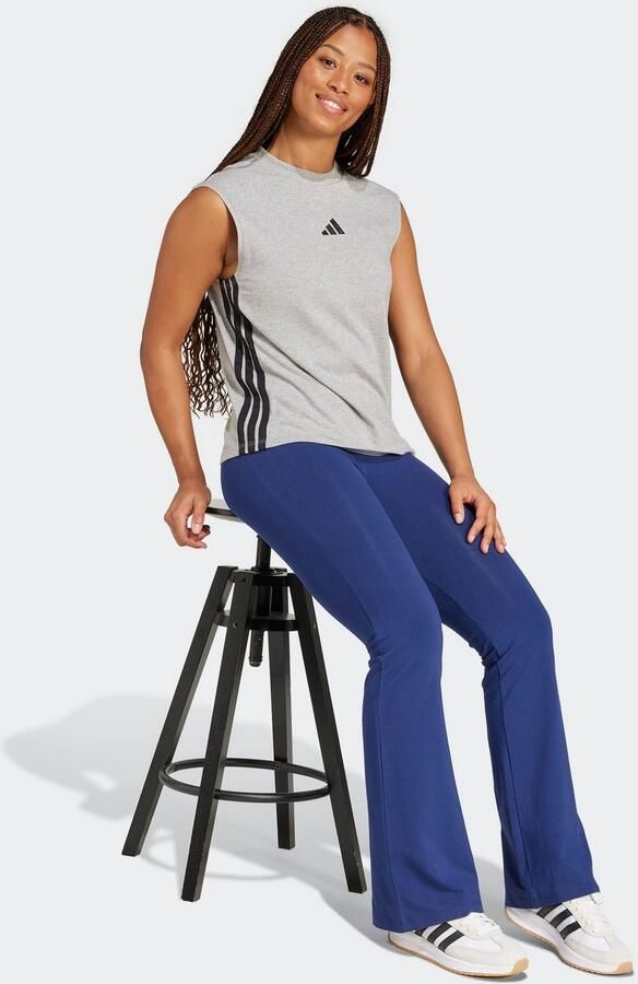 Adidas Sportswear Legging W SL SJ FLARLEG Hoge band uitlopende beenvorm (1-delig) - Foto 3