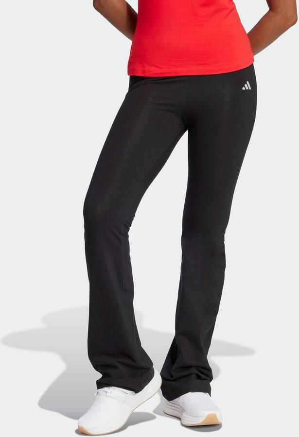 Adidas Sportswear Legging W SL SJ FLARLEG Hoge band uitlopende beenvorm (1-delig) - Foto 5