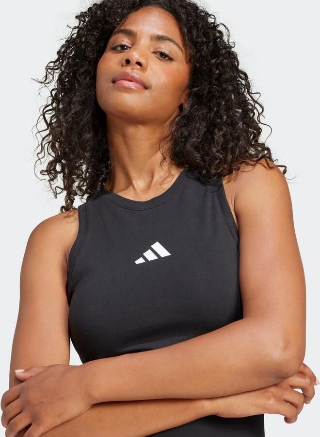 Adidas Sportieve Zwarte Jurk Future Icons Black Dames