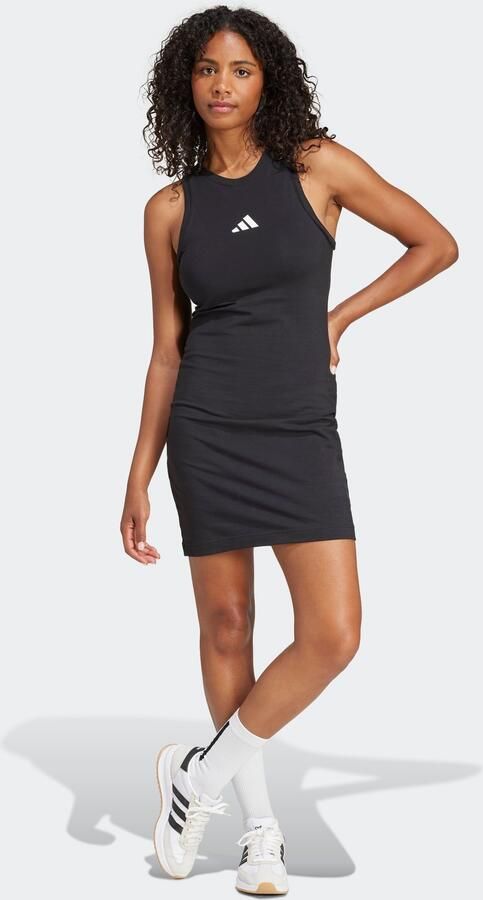 Adidas Sportieve Zwarte Jurk Future Icons Black Dames - Foto 3