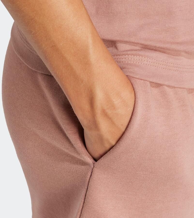 Adidas Sportswear Short W LIN FT SHO Middelhoge taille met trekkoord van zachte French Terry (1-delig) - Foto 2