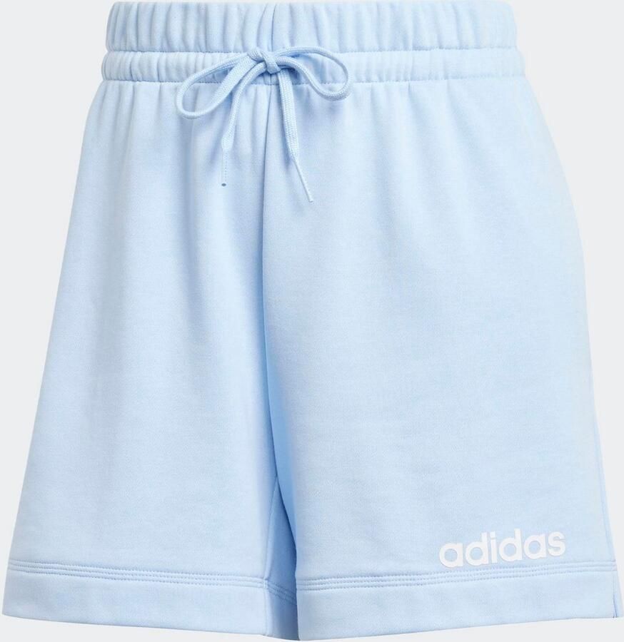 Adidas Sportswear Short W LIN FT SHO Middelhoge taille met trekkoord van zachte French Terry (1-delig)