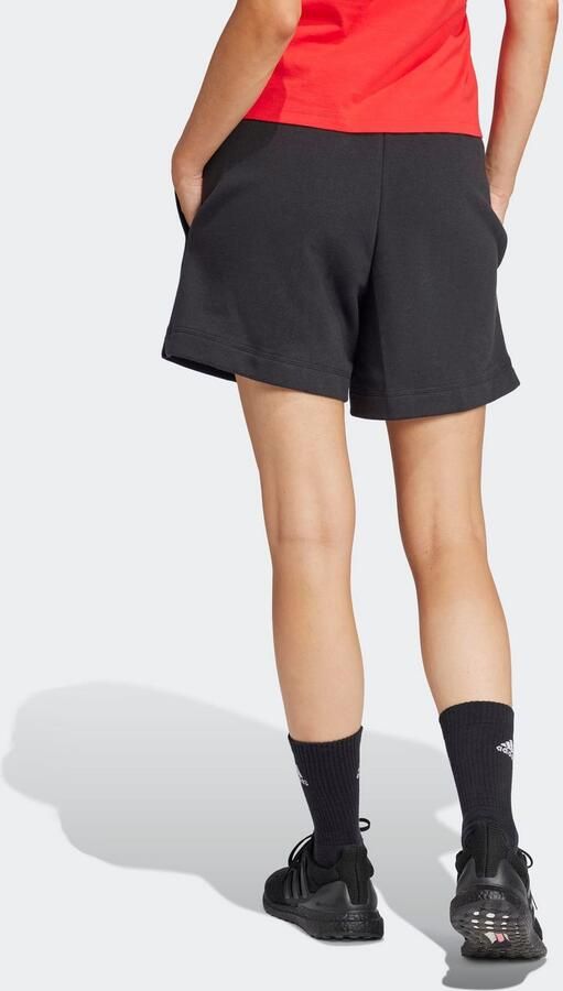 Adidas Sportswear Short W LIN FT SHO Middelhoge taille met trekkoord van zachte French Terry (1-delig) - Foto 7