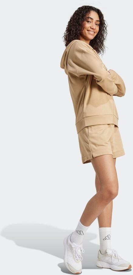 Adidas Sportswear Short W LIN FT SHO Middelhoge taille met trekkoord van zachte French Terry (1-delig) - Foto 5