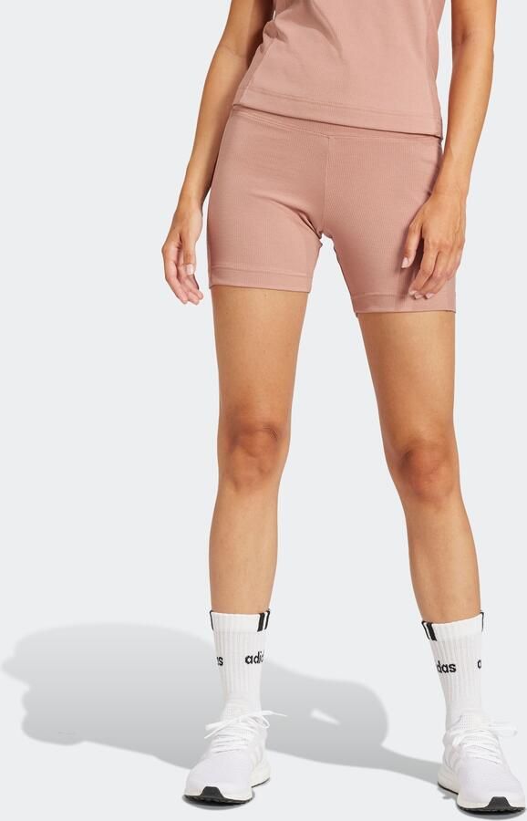 Adidas Sportswear Short W LNG RIB BIKER (1-delig) - Foto 4
