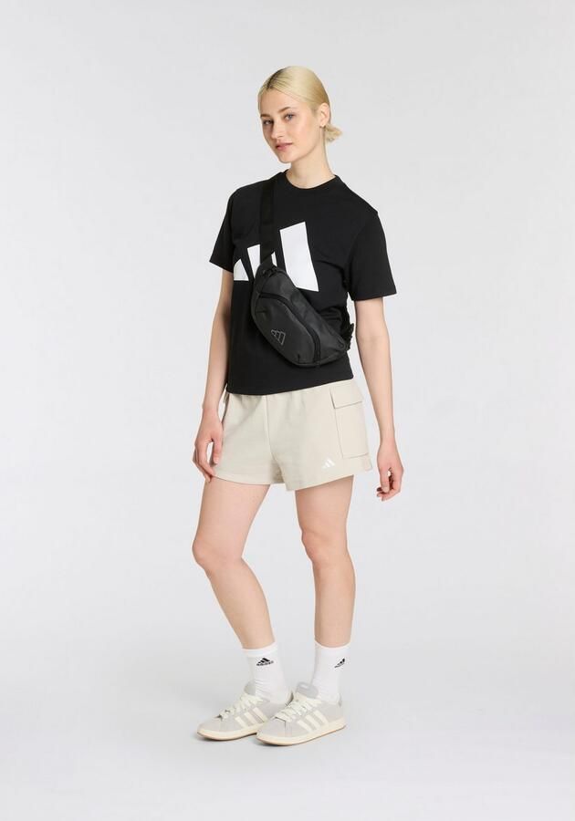 Adidas Sportswear Regular fit sweatshorts met logostitching - Foto 4