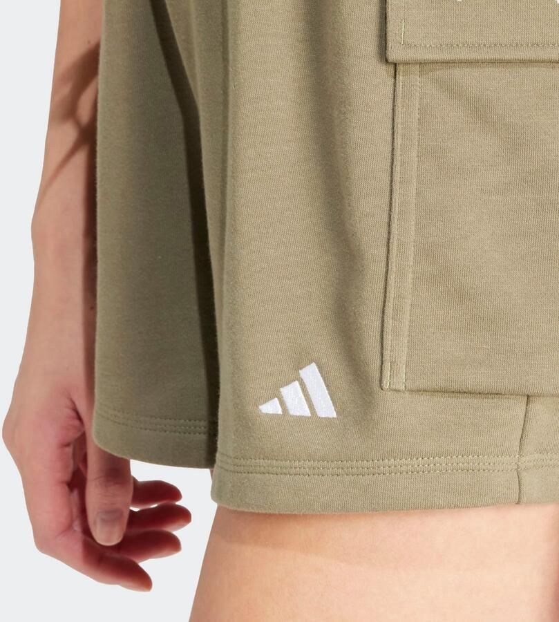 Adidas Essentials Small Logo French Terry Cargo Short