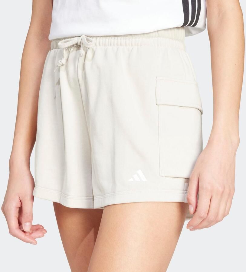 Adidas Sportswear Regular fit sweatshorts met logostitching