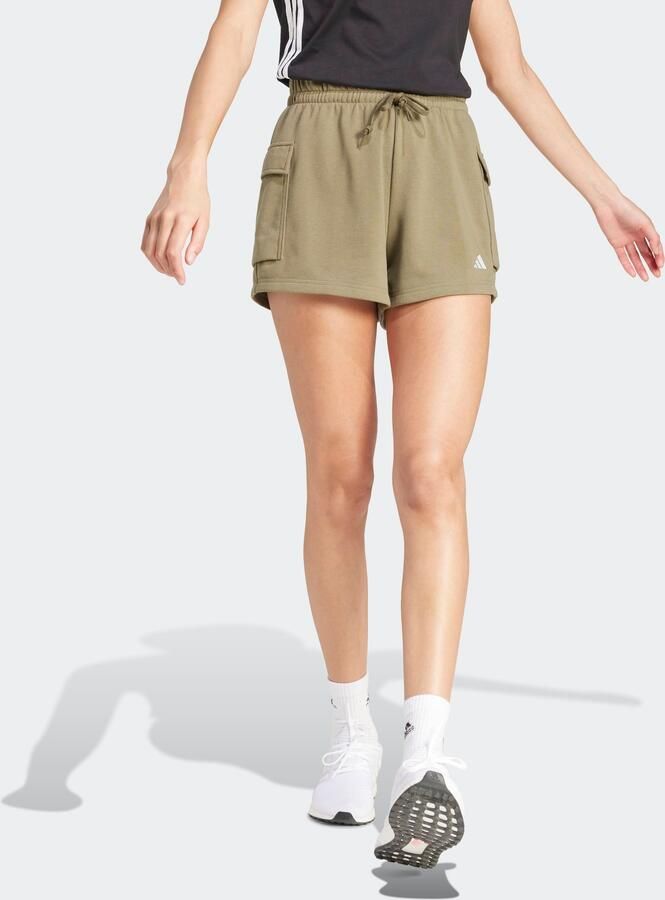 Adidas Essentials Small Logo French Terry Cargo Short - Foto 4