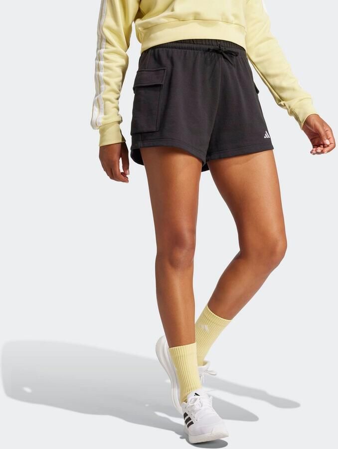 Adidas Essentials Small Logo French Terry Cargo Short - Foto 4