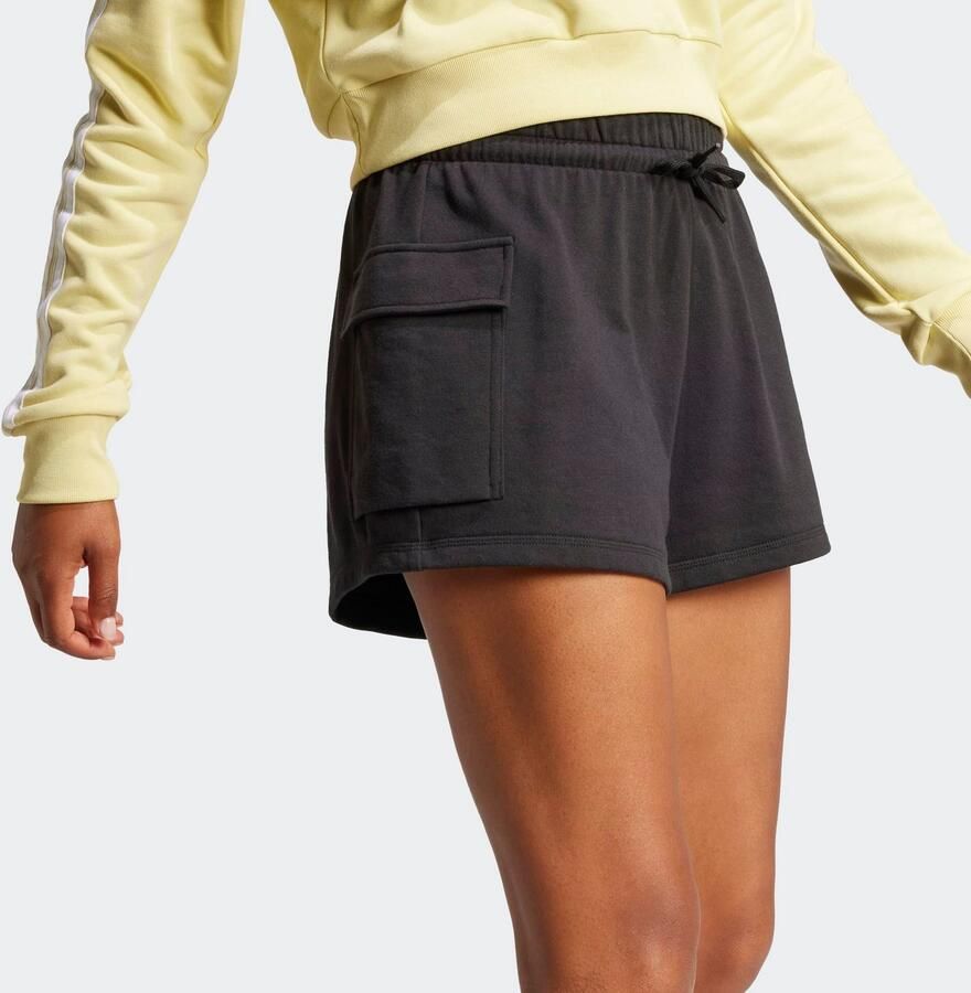 Adidas Essentials Small Logo French Terry Cargo Short