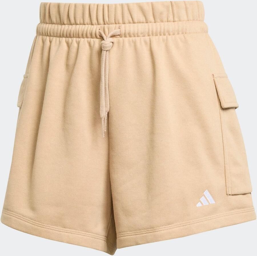 Adidas Essentials Small Logo French Terry Cargo Short