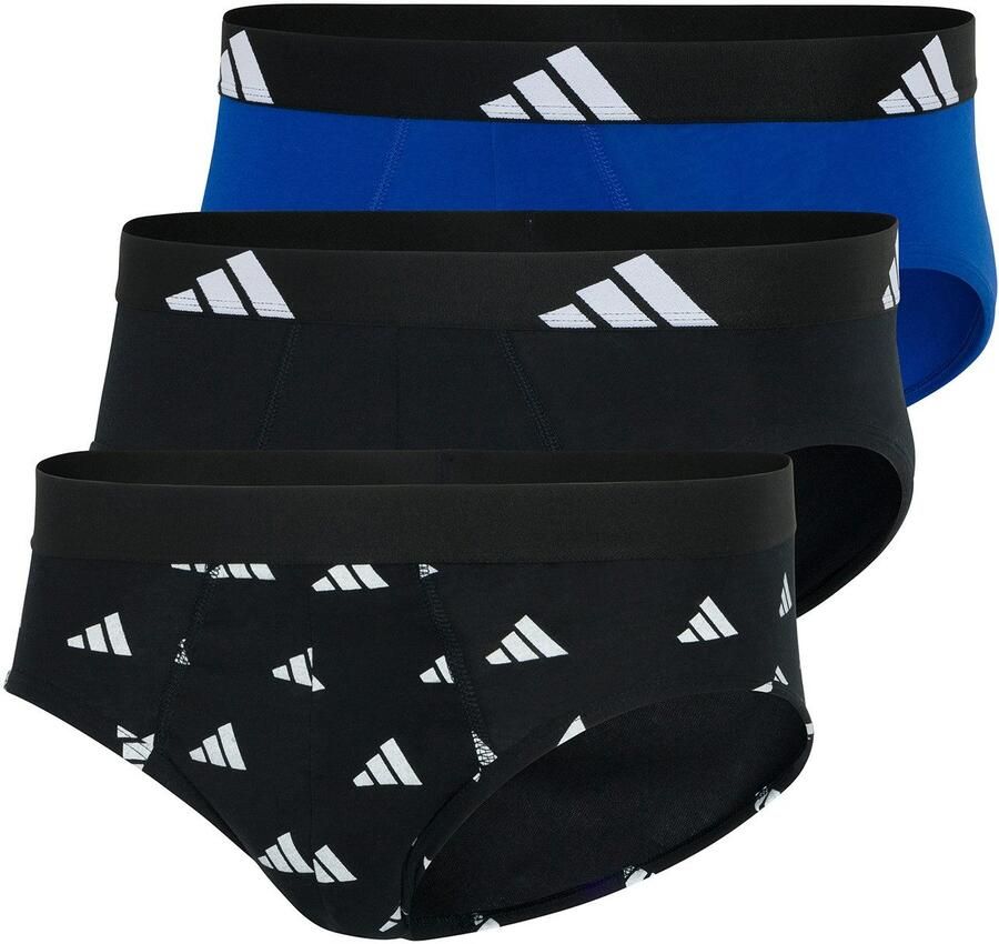 Adidas Sportswear Slip Active Flex Cotton elastisch logoband schuurvrij draagcomfort zonder opening (Set van 3) - Foto 7