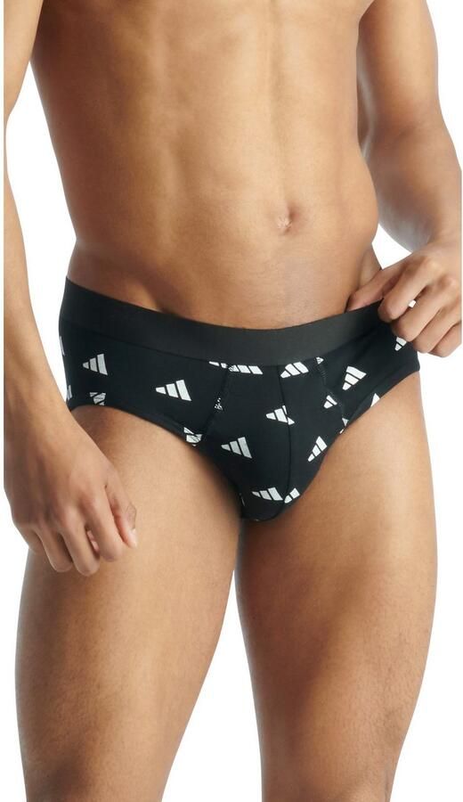 Adidas Sportswear Slip Active Flex Cotton elastisch logoband schuurvrij draagcomfort zonder opening (Set van 3) - Foto 2