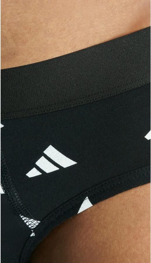 Adidas Sportswear Slip Active Flex Cotton elastisch logoband schuurvrij draagcomfort zonder opening (Set van 3) - Foto 3