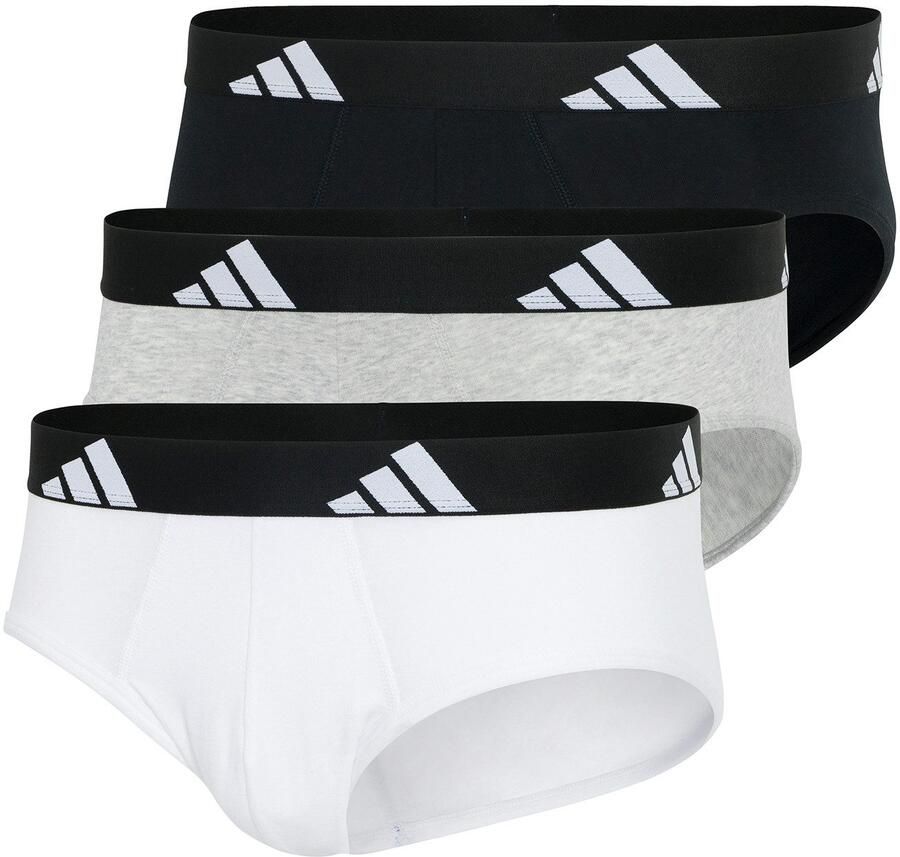 Adidas Sportswear Slip Active Flex Cotton elastisch logoband schuurvrij draagcomfort zonder opening (Set van 3) - Foto 8