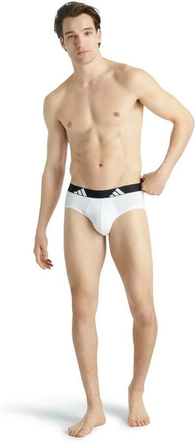 Adidas Sportswear Slip Active Flex Cotton elastisch logoband schuurvrij draagcomfort zonder opening (Set van 3) - Foto 6