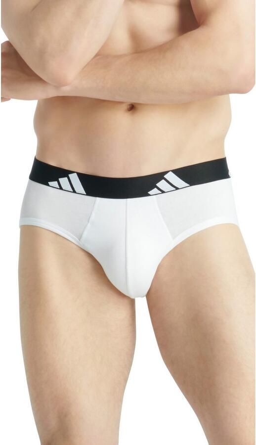 Adidas Sportswear Slip Active Flex Cotton elastisch logoband schuurvrij draagcomfort zonder opening (Set van 3) - Foto 4