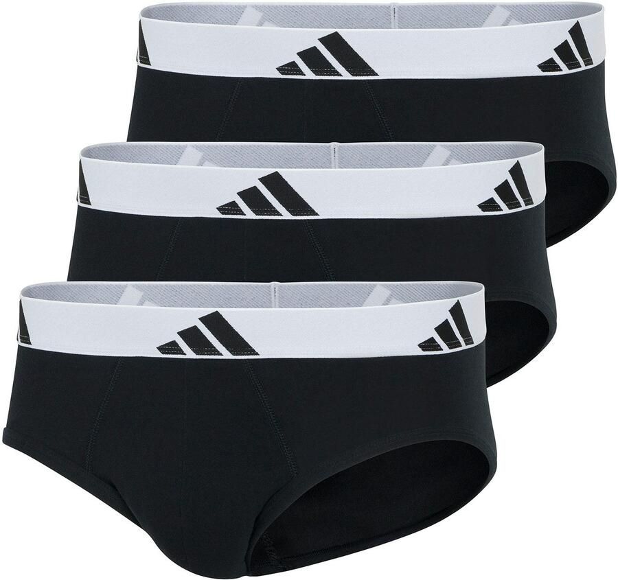 Adidas Sportswear Slip Active Flex Cotton elastisch logoband schuurvrij draagcomfort zonder opening (Set van 3) - Foto 8