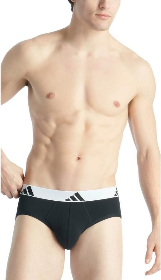 Adidas Sportswear Slip Active Flex Cotton elastisch logoband schuurvrij draagcomfort zonder opening (Set van 3) - Foto 2
