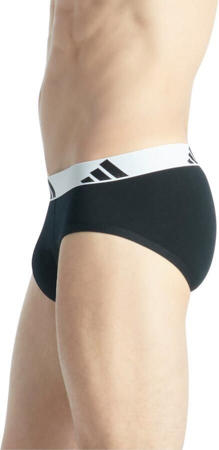 Adidas Sportswear Slip Active Flex Cotton elastisch logoband schuurvrij draagcomfort zonder opening (Set van 3) - Foto 6