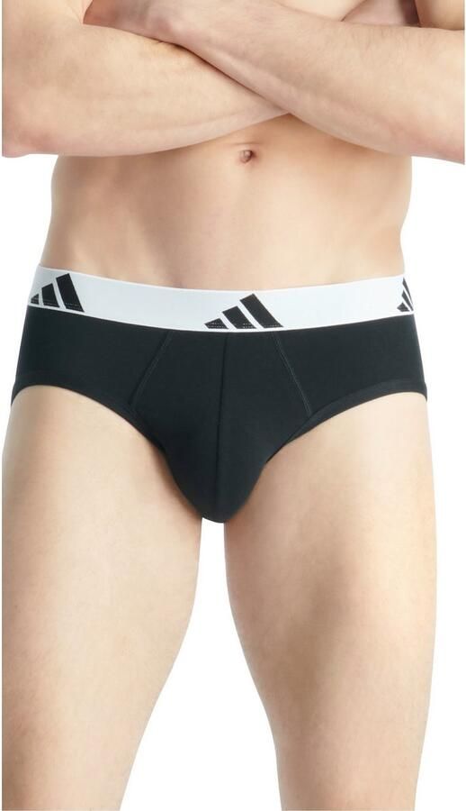 Adidas Sportswear Slip Active Flex Cotton elastisch logoband schuurvrij draagcomfort zonder opening (Set van 3) - Foto 3