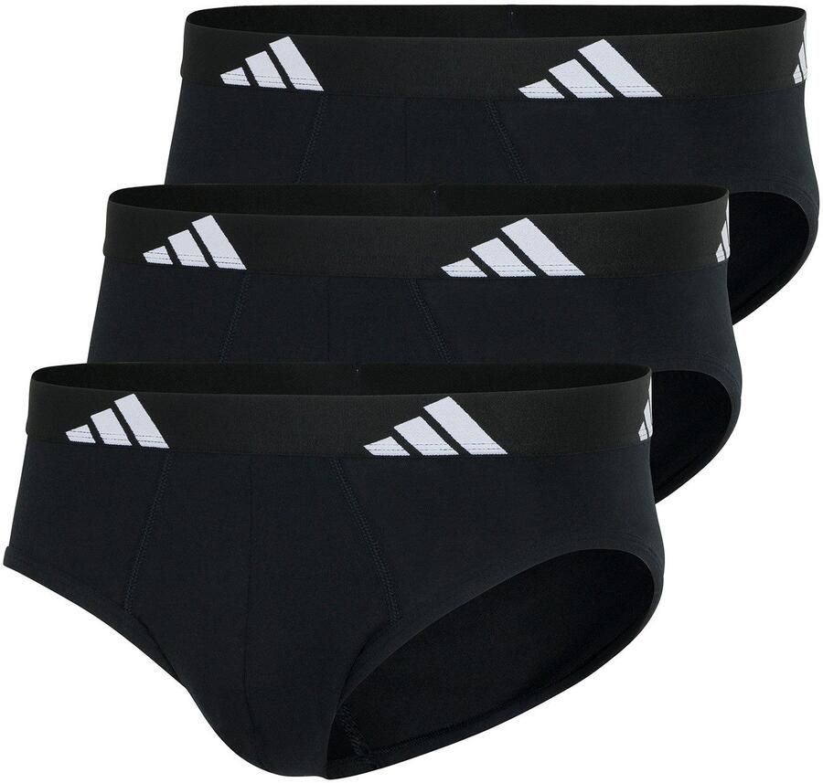 Adidas Sportswear Slip Active Flex Cotton elastisch logoband schuurvrij draagcomfort zonder opening (Set van 3) - Foto 10