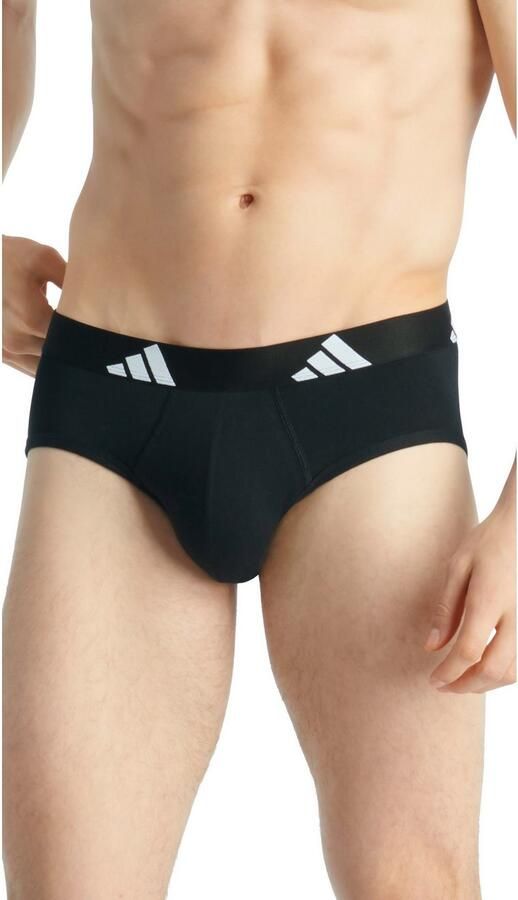 Adidas Sportswear Slip Active Flex Cotton elastisch logoband schuurvrij draagcomfort zonder opening (Set van 3) - Foto 4
