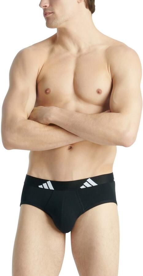 Adidas Sportswear Slip Active Flex Cotton elastisch logoband schuurvrij draagcomfort zonder opening (Set van 3) - Foto 7